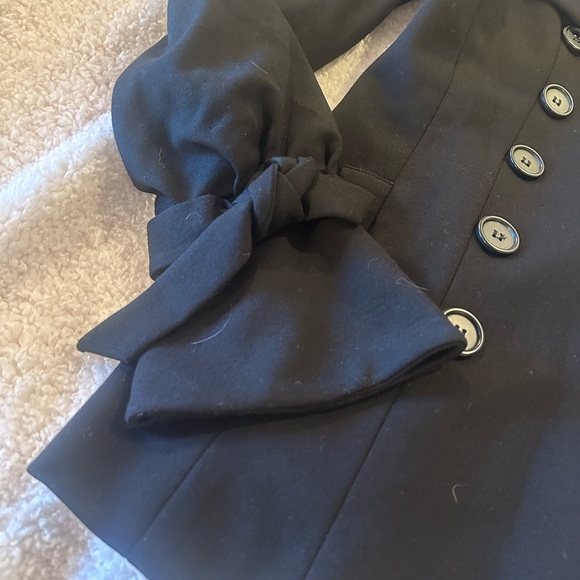 Bailey 44 black double breasted knit  jacket M - Picture 3 of 8